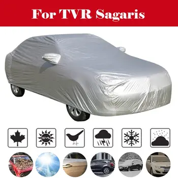 

Car accessories car silver large S M XL 2XL waterproof cover tent hail full sunscreen anti-UV dustproof rain For TVR Sagaris