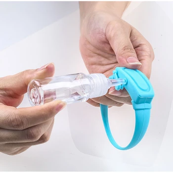 

pulsera dispensadora de gel wristband hand dispenser Disinfectant Portable Soap Silicone Bracelet Wristband Hand Wearable