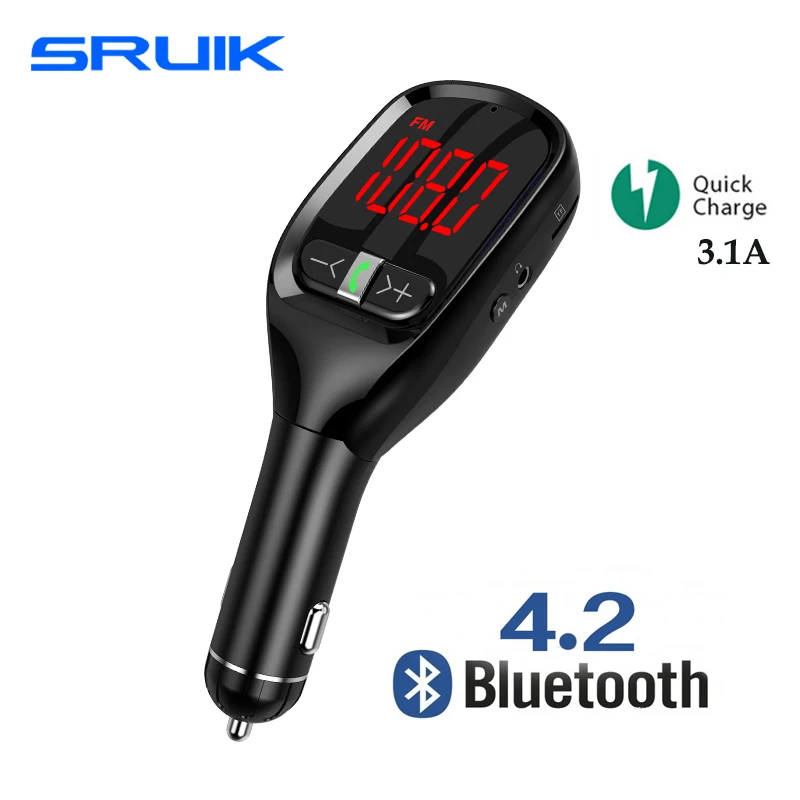 Fm-передатчик Bluetooth Handsfree держатель для телефона музыкальный mp3-плеер