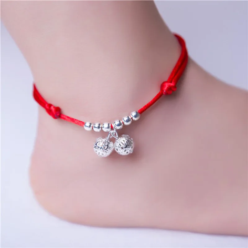 

New Style Year of Fate Hand-woven Anklet Women's Bell Anklet Couples Souvenirs Red Rope Foot Chain Foot Ornaments