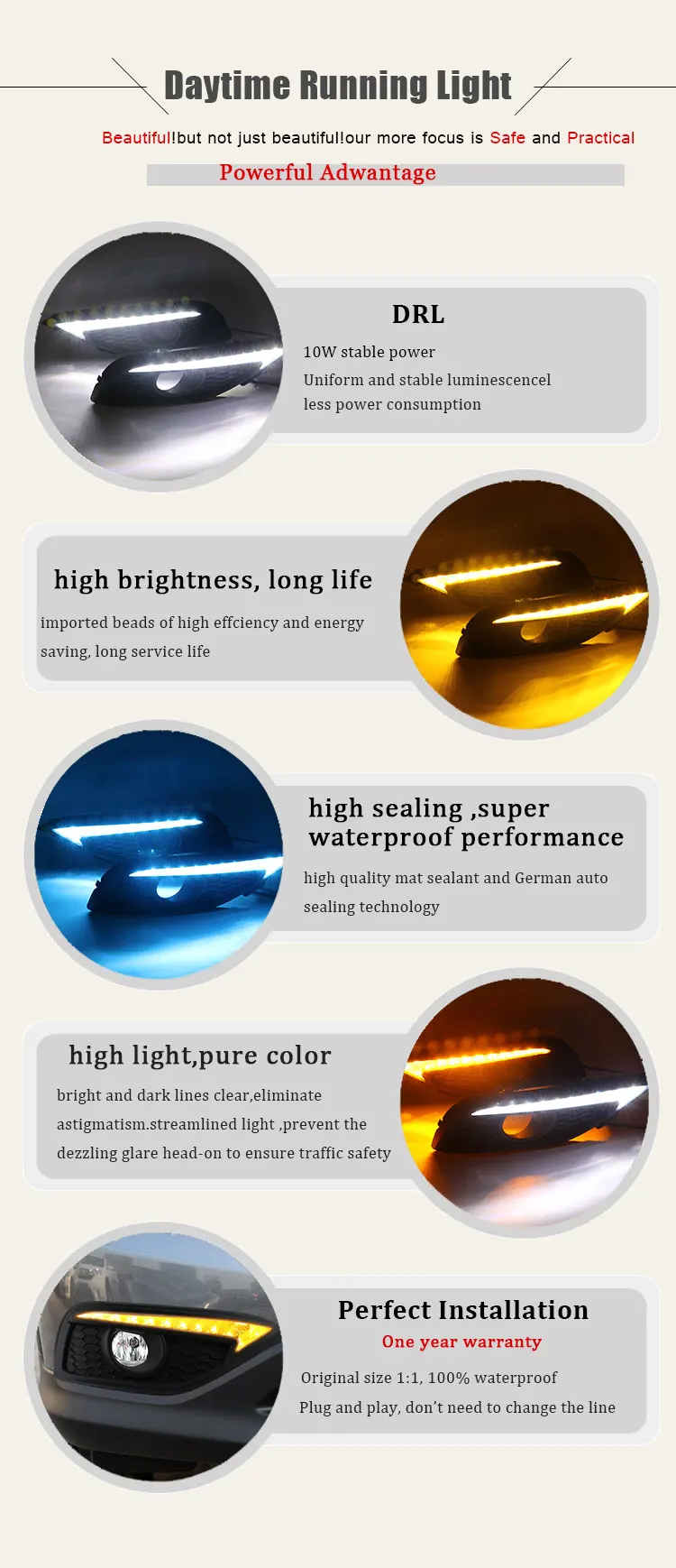 2 шт. автомобильный Стайлинг ультра яркий светодиодный дневные ходовые огни для Honda CRV 2012- водонепроницаемый автомобиль DRL светодиодный противотуманный фонарь