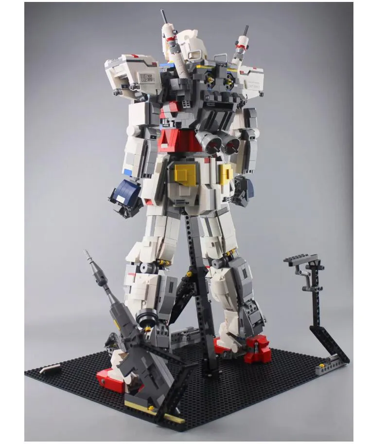 Робот Гандам MOC мобильный костюм Gundam основатель Модель Набор RX78-2 статический 1: 60 Модель Строительный блок 3500 шт. кирпичи игрушки подарок