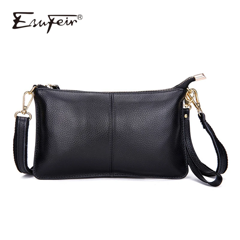 100 Genuine Leather Women Messenger Bag Famous Brand Female Shoulder