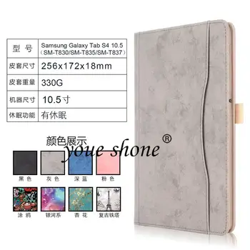 

Case For Samsung Galaxy Tab S4 10.5 T830 T835 SM-T830 SM-T835 10.5\\\" Smart Cover Funda Tablet Hand Strap Shell