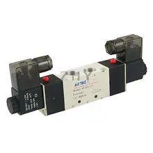4V320-10 DC 12V 2 положения 5 способов воздушного контроля Соленоидный клапан