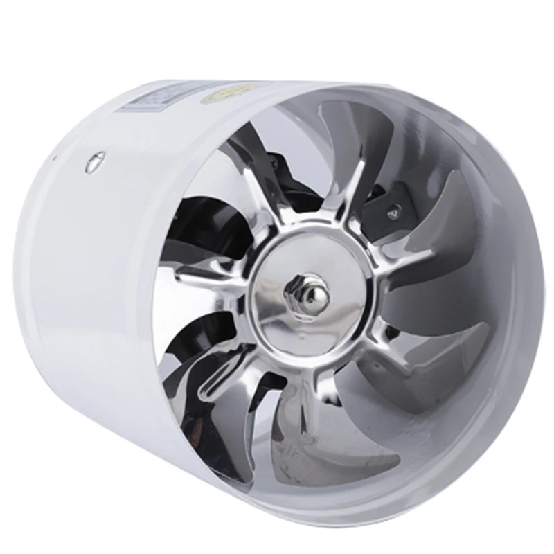 

4 Inch Inline Duct Fan Air Ventilator Metal Pipe Ventilation Exhaust Fan Mini Extractor Bathroom Toilet Wall Fan Duct Fan Access