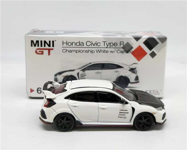 Мини GT 1:64 HON DA Civic Тип R сплав игрушки для детей литья под давлением модель
