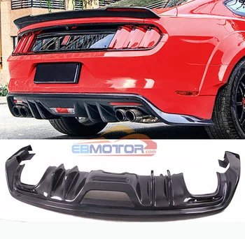 

KT STYLE REAL CARBON FIBER REAR LIP DIFFUSER FOR FORD MUSTANG 2015-2017 F018