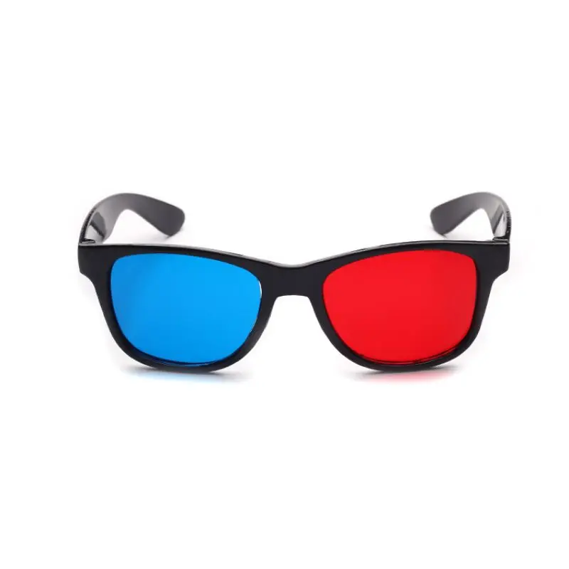 Blue And Red Frame Home 3D Glasses For Dimensional Anaglyph Movie Game DVD Picture dropshiping