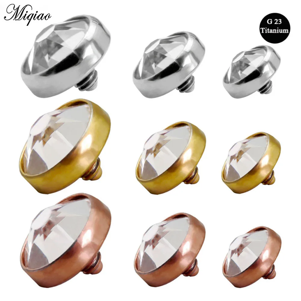 

Miqiao 1 Piece Nose Nail G23 Pure Titanium Skin Nail Skin Graft Nail European and American Popular Piercing Jewelry for Women
