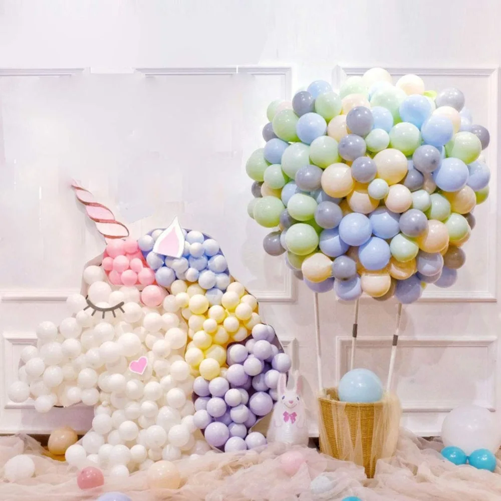 100 шт латексные воздушные шары Макарон 10 дюймов розовые воздушные шары для свадьбы, дня рождения, вечеринки для детей, взрослых, украшения на день рождения