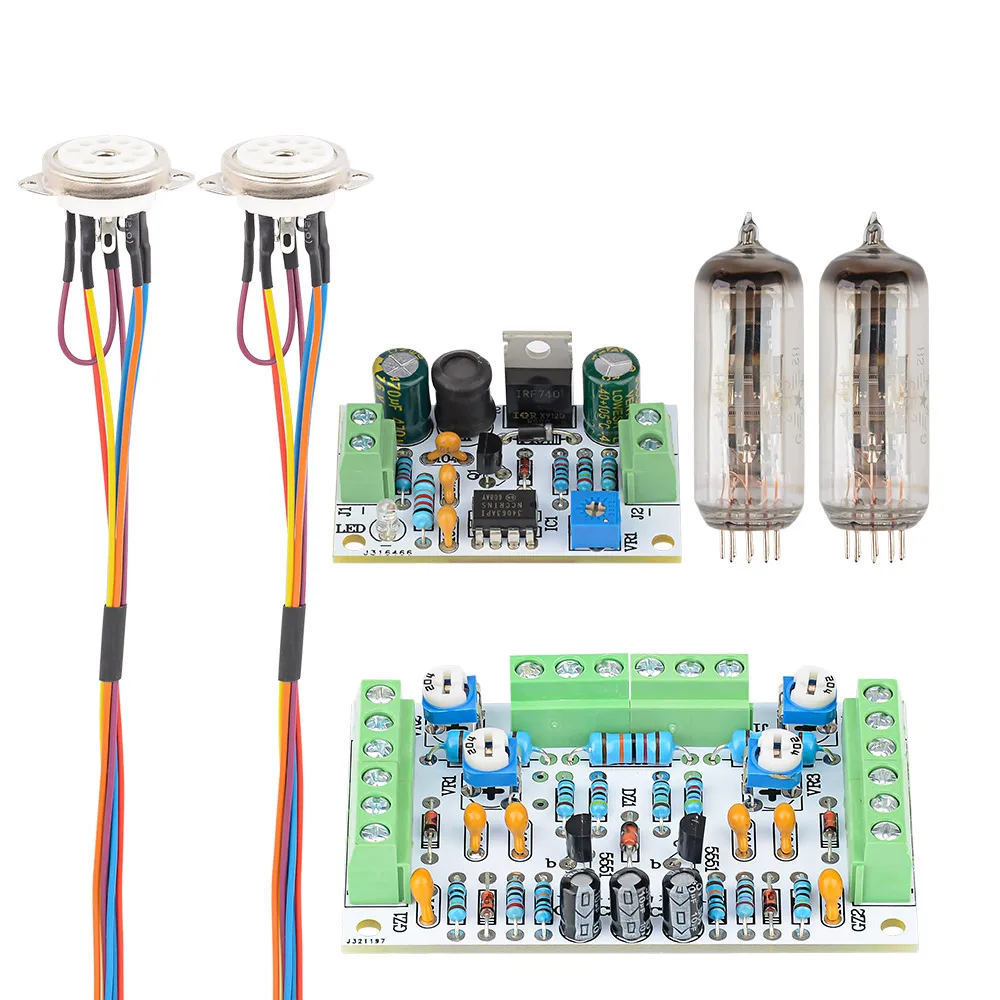 Aiyima-kit de Driver Fluorescente para Áudio Amplificador de Nível Canal Duplo Baixa Tensão 12v 6e2 - Image 6
