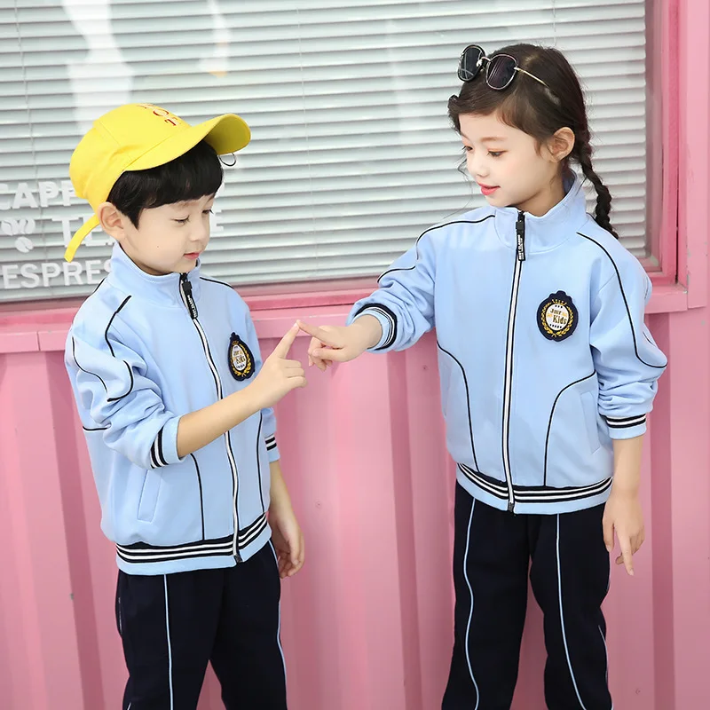 

Set Kindergarten Suit Young STUDENT'S Kindergarten Autumn Clothing School Uniform Autumn Business Attire Spring And Autumn Autum