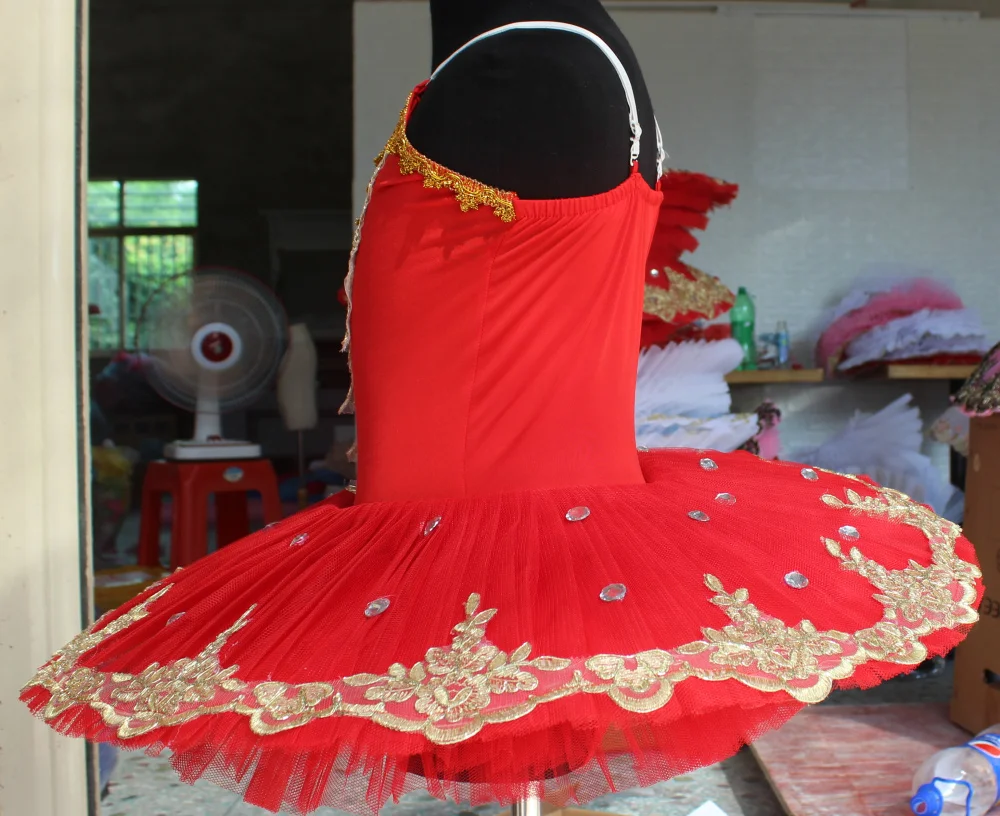 Leotard Ballet Dress Tutu For Kids Belly Costumes Embroidery Lace Ballerina Adult Halloween Stage Children Party Dance Wear