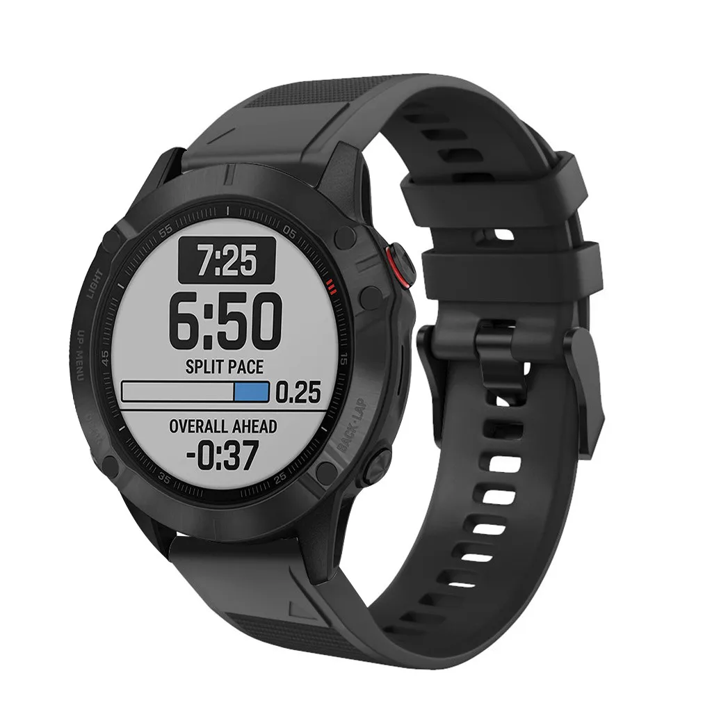 Ouhaobin 26 мм 22 мм ремешок для Garmin Fenix 6/Fenix 6Pro часы Quick Release силиконовые легко подходят наручный ремешок 909#2