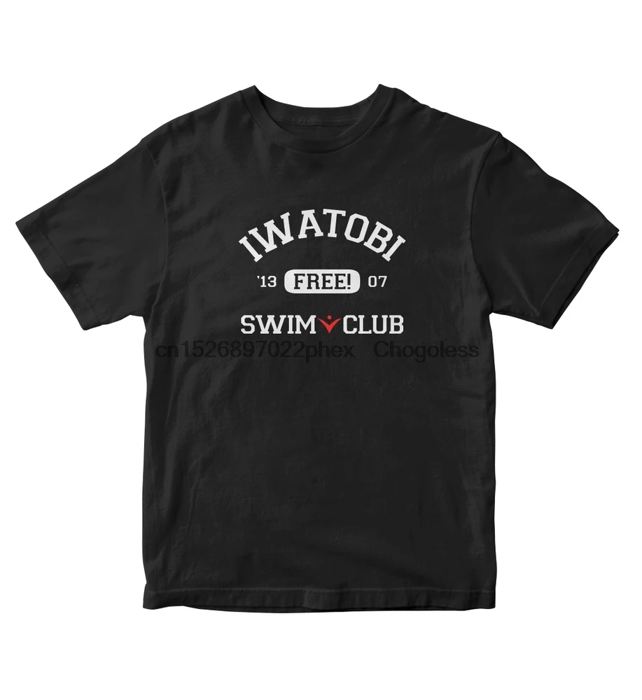 Iwatobi плавающий клуб свободная Аниме Манга футболка A303 | Мужская одежда