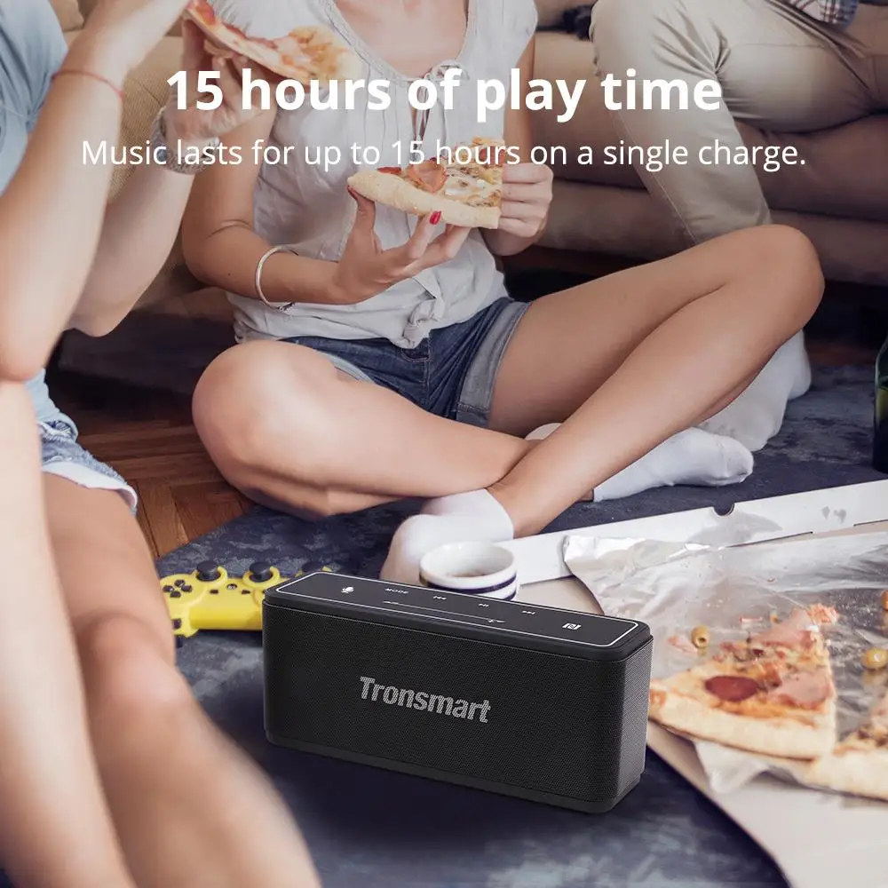 [В наличии] Tronsmart Element Mega NFC портативная Bluetooth Колонка TWS 40 Вт DSP 3D цифровой звук