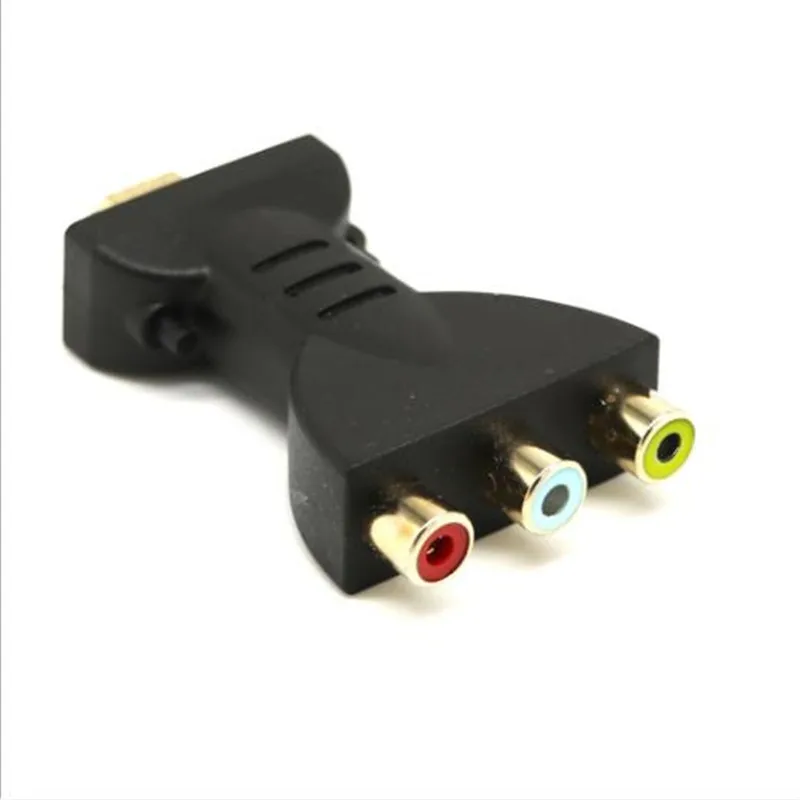10pcs HDMI Male to 3 RCA Video Audio AV Adapter Component Converter for HDTV DVD for 2