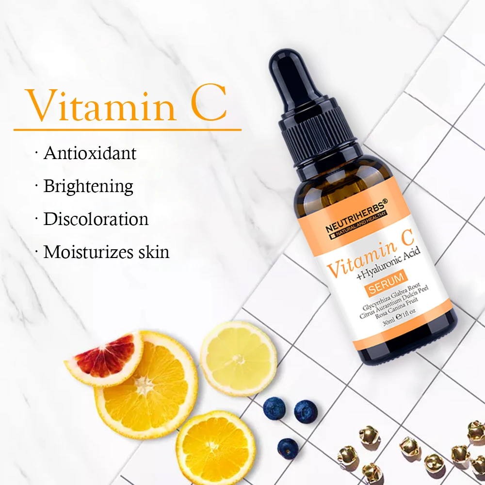 Neutriherbs 20% Natural Vitamin C Serum for Face Natural Facial Whitening Antioxidant Anti Wrinkle Aging Serum 30ml Neutriherbs 20% Natural Vitamin C Serum for Face Natural Facial Whitening Antioxidant Anti Wrinkle Aging Serum 30ml