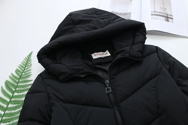 Женские зимние куртки размера плюс 3XL 4XL 5XL с капюшоном и стоячим воротником, Женское пальто с хлопковой подкладкой, зимняя женская длинная парка, теплая плотная куртка