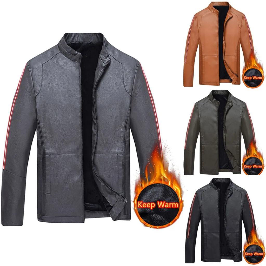 Мужская зимняя куртка erkek mont chaqueta hombre однотонная Повседневная на молнии с