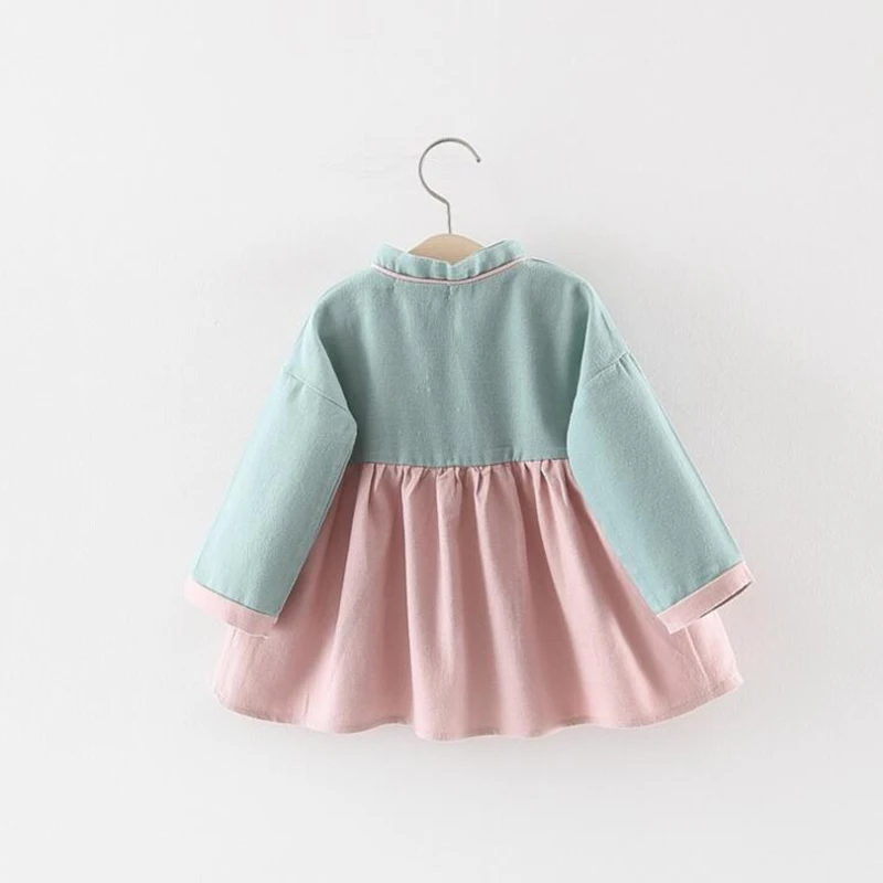Классическое платье для маленьких девочек Элегантная одежда новорожденных