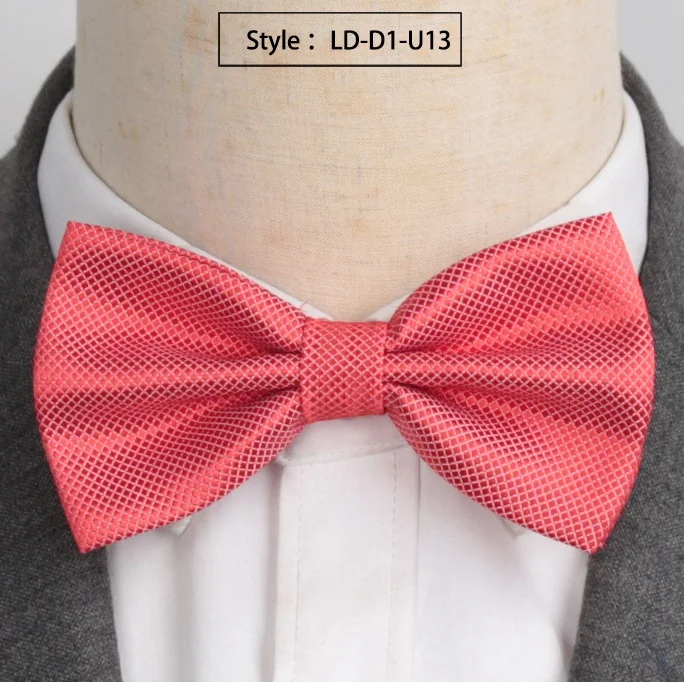 Мужские галстуки-бабочки, модные, вечерние, деловые, свадебные, галстук-бабочка, яркие, одноцветные, женские, мужские, аксессуары, галстук-бабочка - Цвет: ZY-LD-D1-U13