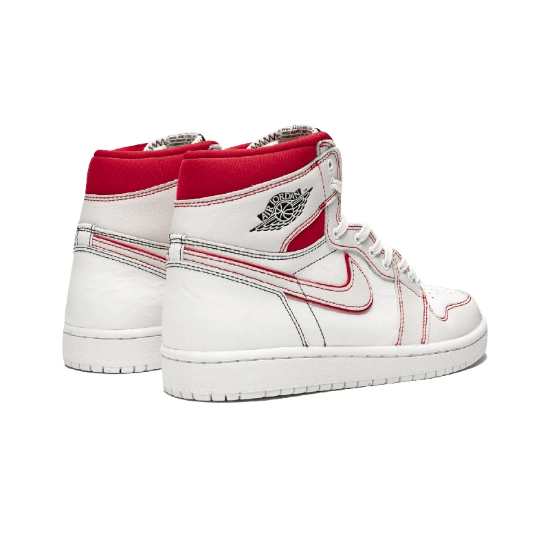 Air Jordan 1 ретро высокие OG "Phantom" мужские новые Sail черные кроссовки 555088-160