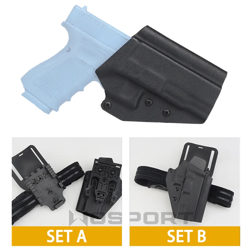 

Тактическая кобура Kydex для Glock 43 43x Airsoft кобура для пистолета аксессуары для бедра каплевидной ножки кобура QLS охотничье оборудование