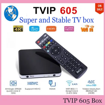 

TVIP605 Smart Tv Box 2G 8G S905X IPTV Support Tvip 605 600 Tvip600 Double System Linux or Android OS Set Top Box Android 6.0 Box