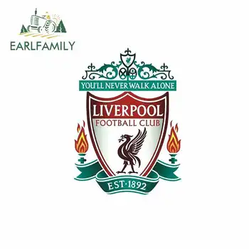 

EARLFAMILY 13cm x 9.5cm for Football Club Funny Car Stickers Vinyl Waterproof RV VAN Car Accessories JDM Anime Sign Logo