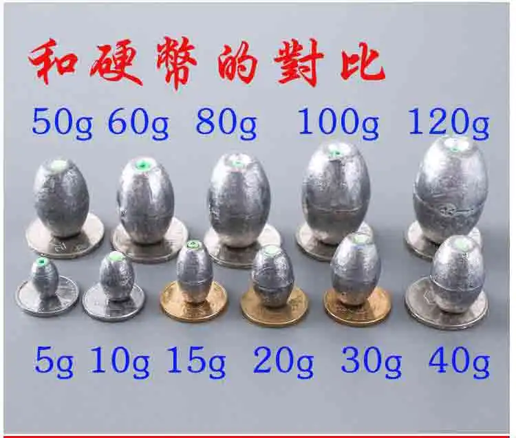 1 Bag 10 Does Not Damage Line Raft Fishing Sea Fishing Rod Long Shot Hollow through Core Explosion Olive-Shaped Hook Fishing Sin