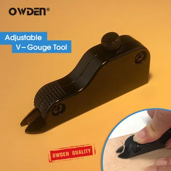 

OWDEN Adjustable V-Gouge Tool Leather Craft Cutting Folds Box Corners