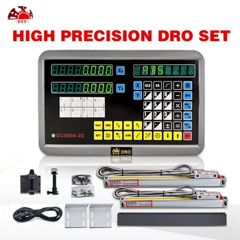 

HXX 2 Axis Digital Readout DRO Kit With 50-1000mm Digital Linear Scales Used For EDM Lathe Machine