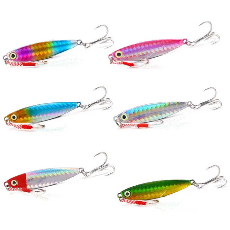 

New Metal Casting Jigging Lead Fish Sea Fishing Lure Artificial Hard Bait Tackle with Hook
