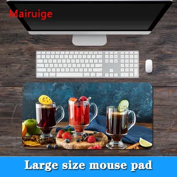 

Mairuige big promotion large size multi-size delicious dessert pattern lock edge PC computer laptop mouse pad