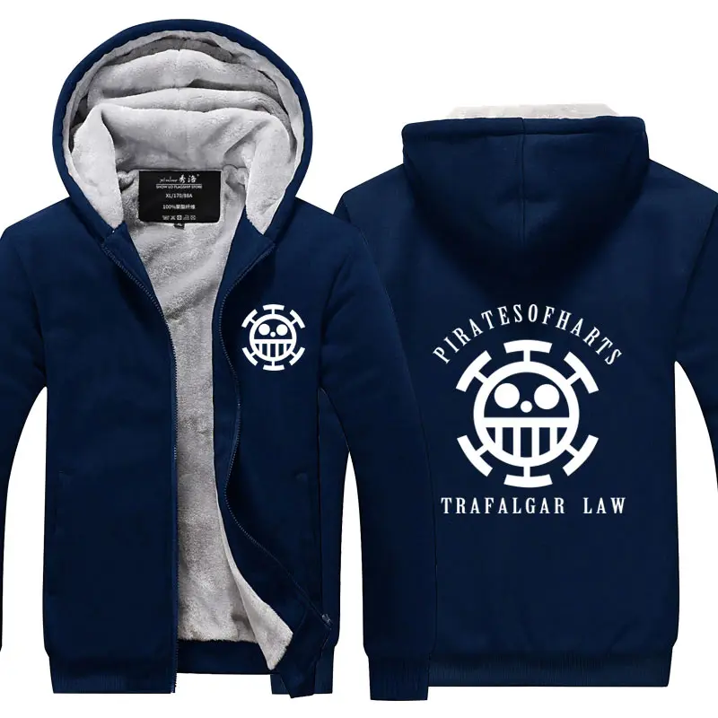Style 8 Один кусок Trafalgar D водное право Чоппер Толстовка Куртка пальто зима флис толстые теплые толстовки с длинным рукавом размера плюс - Цвет: Style 8