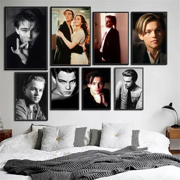 

Leonardo DiCaprio Movie Star Actor Art Painting Canvas Poster Wall Home Decor