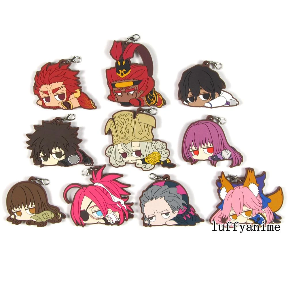 運命 Extella リンクペンダントアニメ漫画ゲーム取引ラバーストラップ Arjuna Scathach 玩具フィギュア携帯電話アクセサリーキーホルダー Action Figures Aliexpress