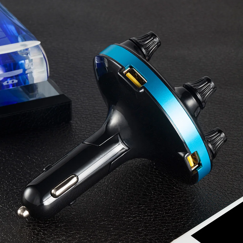 Bluetooth FM передатчик Handsfree автомобильный комплект 1,3 дюймов ЖК-дисплей TF карта/U диск MP3-плеер двойной USB зарядное устройство