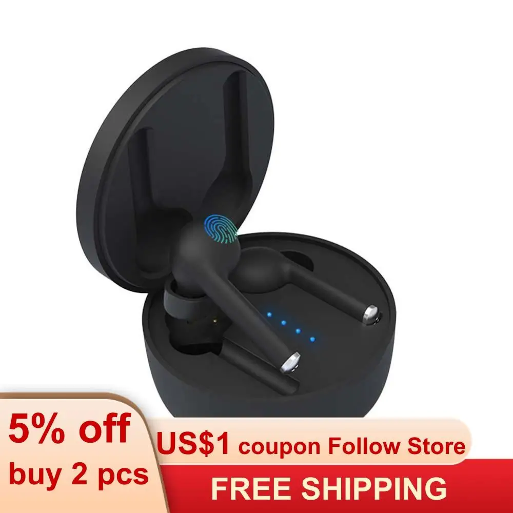 

Original TWS Wireless Bluetooth Earphone Headphones Tap Control Headset Handsfree True Wireless Earbuds For xiaomi