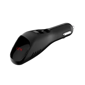 

2 in 1 Air Cleaner Car Air Purifier Ionizer Negative Ions Air Purifier Dust Smoke PM2.5 Eliminator Remover with Dual USB Charger