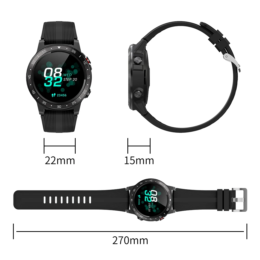 Hed423a92c7664191a518d82550b6cc77P GPS Smartwatch Men With SIM Card Fitness Compass Barometer Altitude M5 Mi Smart Watch Men Women 2021 for Android Xiaomi