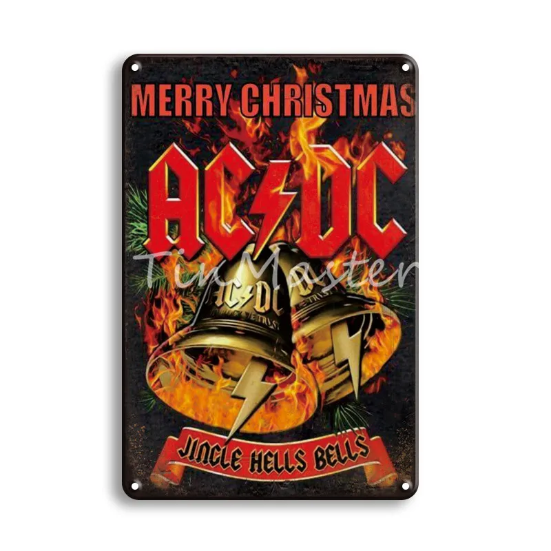 Группа acdc рок-н-ролл металлическая жестяная вывеска Ретро музыкальный бар Паб домашний декор винтажный рок-н-ролл для спальни настенный художественный металлический плакат табличка - Цвет: 40193