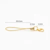 100pcs/lot Gold/silver Colors Lobster Clasp Lanyard Strap Cord Mobile Straps Charm  Key Ring Chain DIY Jewelry Making ► Photo 2/6