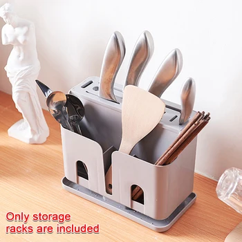 

Home Kitchen Compartment Flatware Organizer Chopsticks Spoon Storage Cutlery Holder Countertop Draining Rack Restaurant Shelf
