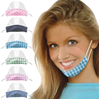 

New Protection Transparent Faces Shields 2020 6PC Mini Shield Washable Reusable Comfortable ma$k Transparent Visual ma$k