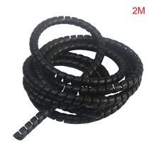 8 мм анти-пробки защиты трубы линии Организатор провода кабельный чехол спираль обмотки