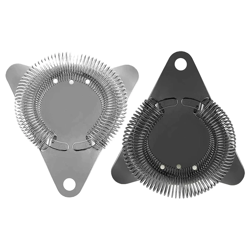 Hawthorne Cocktail Strainer Professional Bartenders Mixologists Stainless Steel 