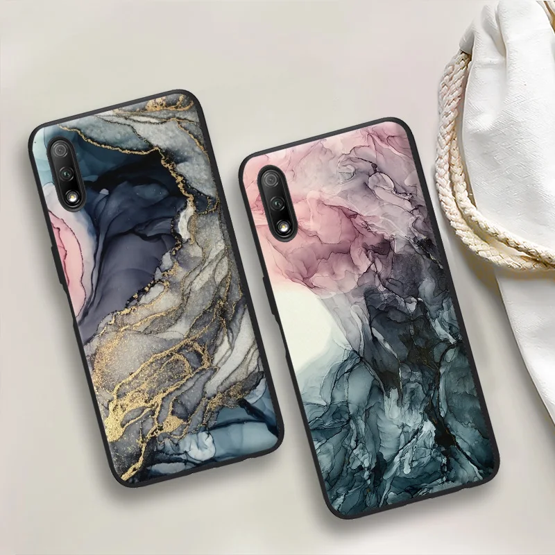 Fashion Soft TPU Phone Case for Honor View 10 20 30 Pro Cartoon Painted Protective On Play 3 3E 4 4T 8A 9A | Мобильные телефоны и